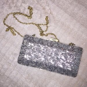 Silver Clutch (Match with SCALA Prom dress)